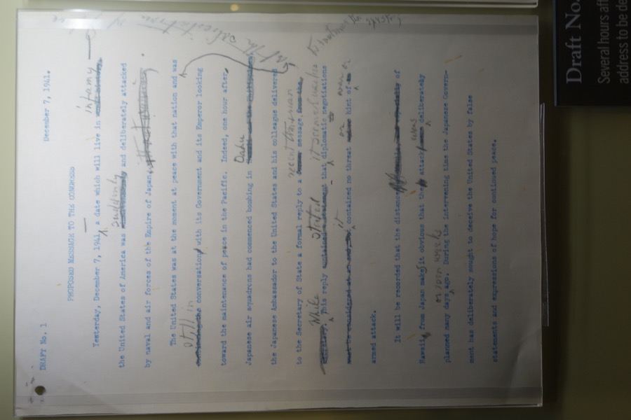 roosevelt declaration guerre