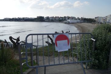 Une plage interdite sur la façade atlantique
