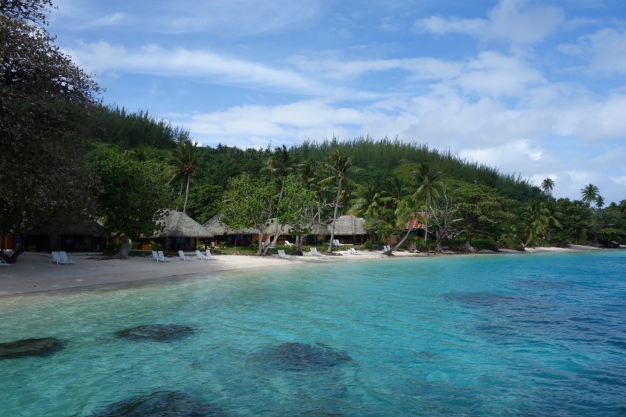 huahine plage mahana