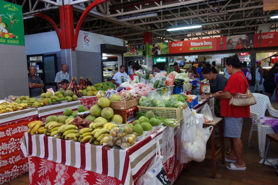 marche de papette tahiti