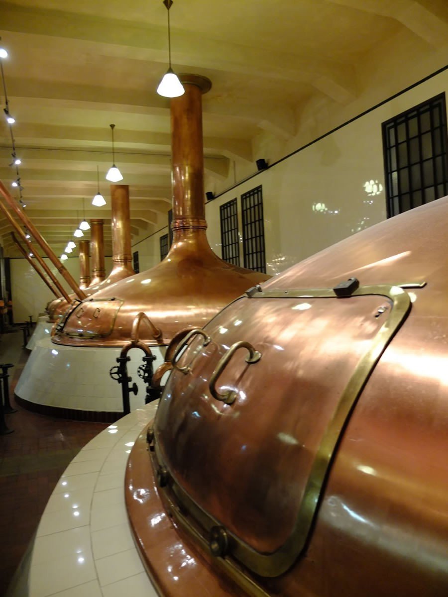 cuves brassage pilsner souterrain