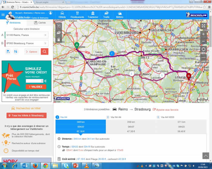 via michelin octobre2015 resulats