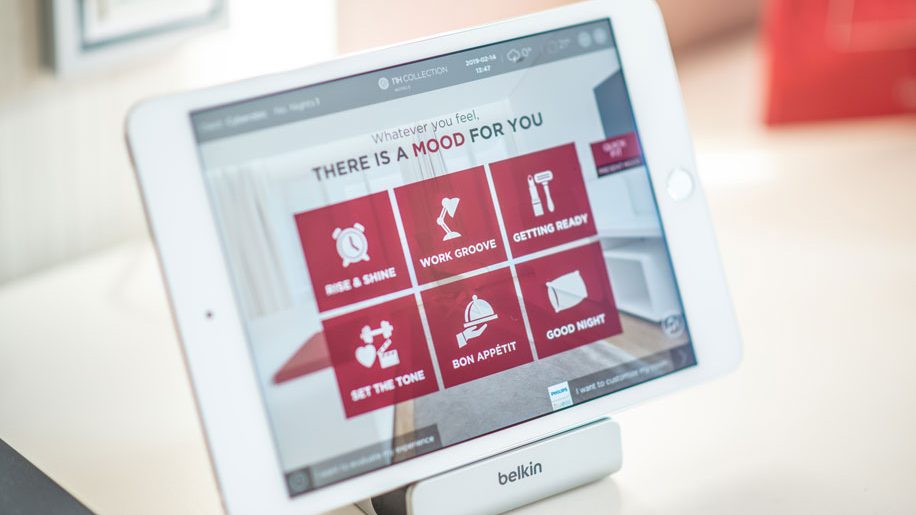 nh hotel tablette mood room