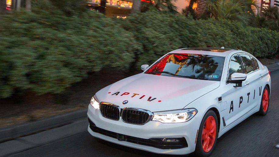 Une voiture autonome d'Aptiv