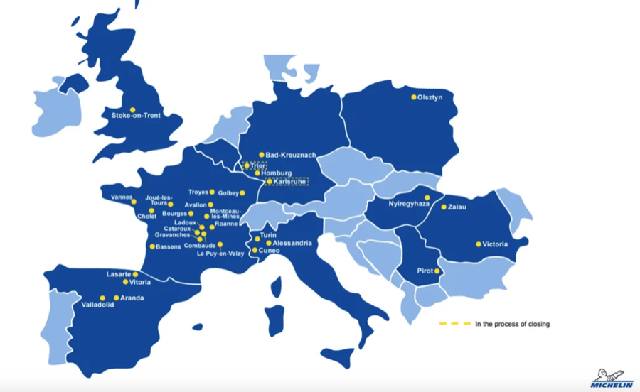 Michelin va fermer deux usines en France