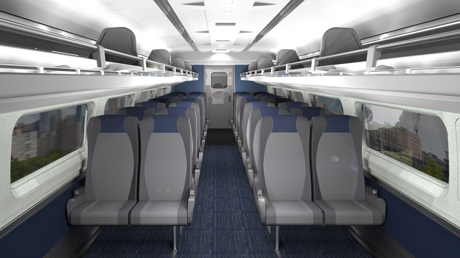 Amtrak rénove les intérieurs de ses trains