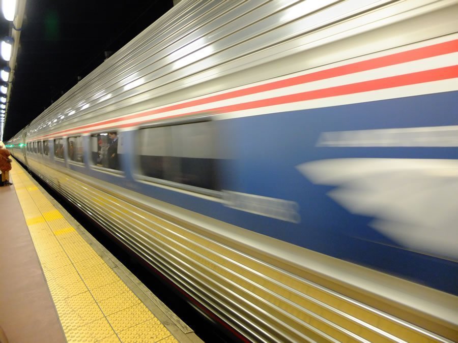arrivee train amtrak philadelphie