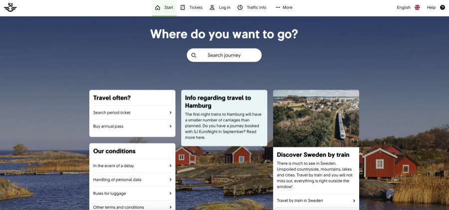 Le train de nuit Hambourg-Stockholm de SJ est peu pratique