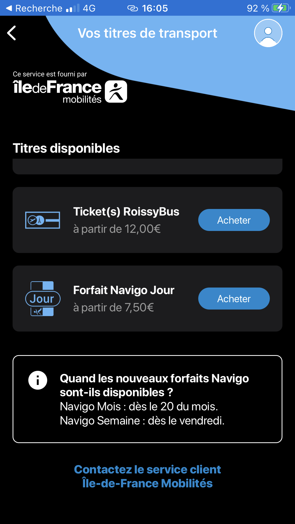 navigo5 achat billet transilien37