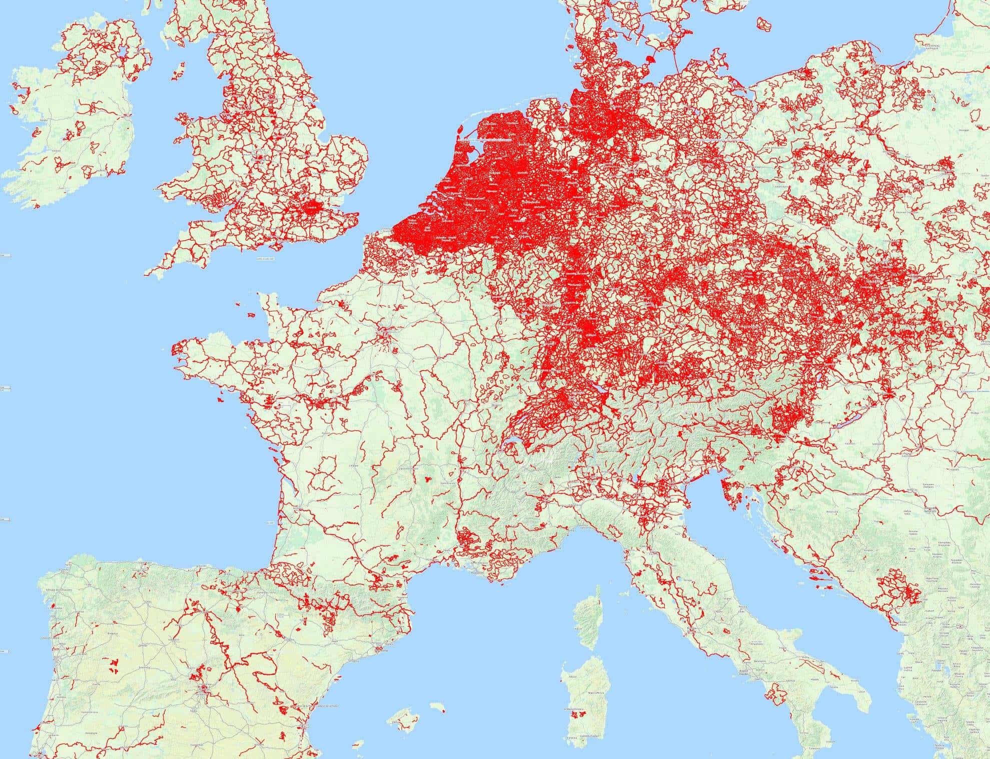L'Europe du Nord à la pointe en terme de pistes cyclables
